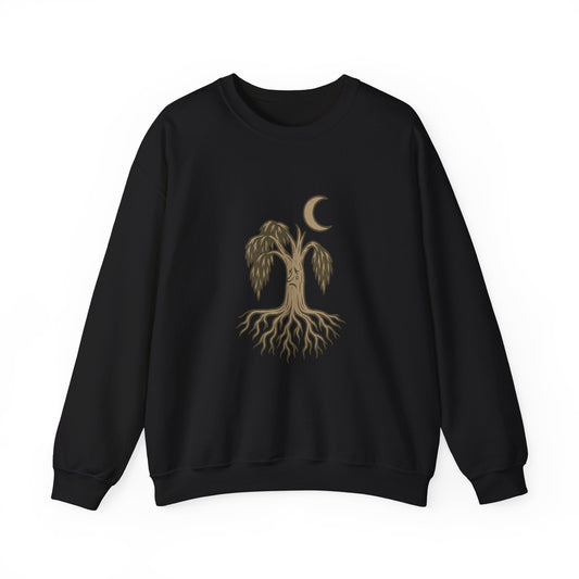 Nature-Inspired Unisex Sweatshirt, Tree Design Crewneck, Cozy Gift for Nature Lovers, Autumn Wardrobe, Casual Comfort